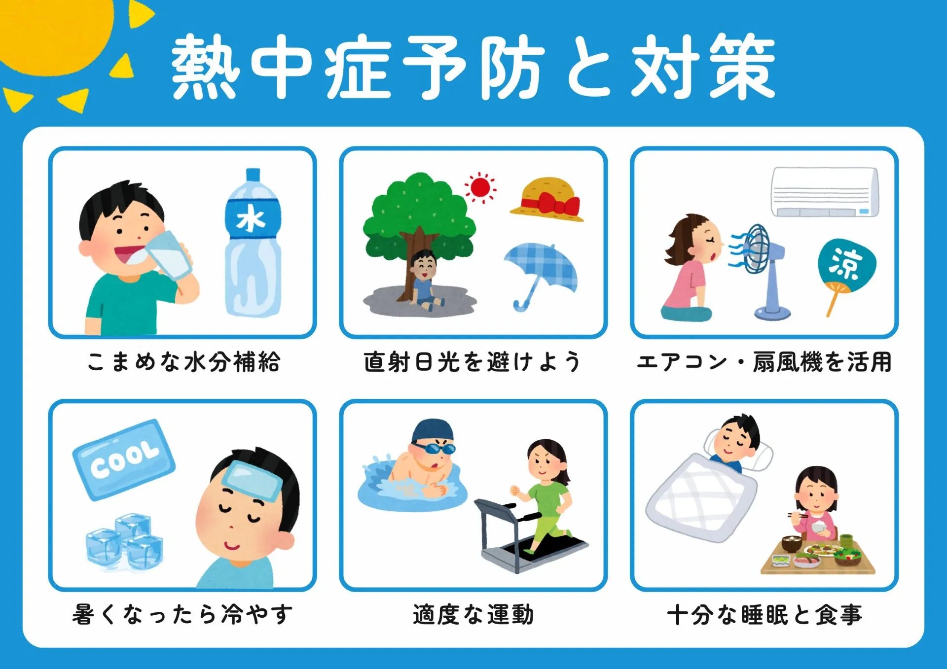 熱中症対策のポイント